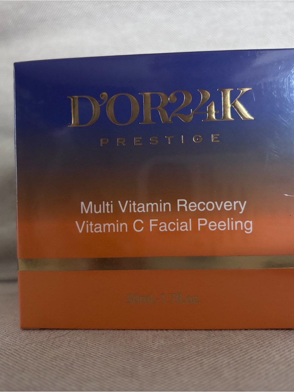 D'Or 24K Prestige Vitamin C Facial Peeling - Blue, Orange